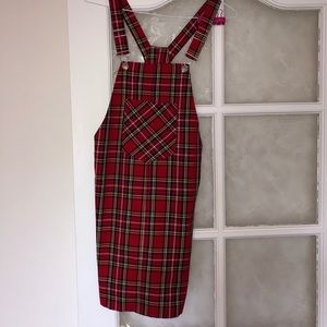 Red dress/overalls